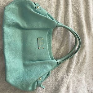 Kate Spade light aqua leather purse